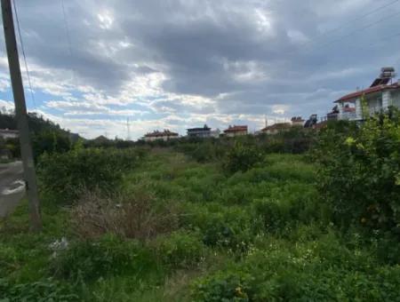 627 M2 Land For Sale In Ortaca Atatürk Neighborhood Of Muğla